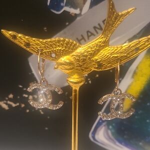 New Fashion Gold Crystal Earrings